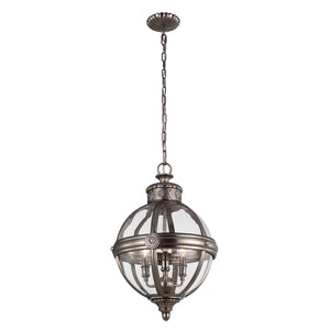 Feiss Chandelier from the Adams range. Adams 3 Light Pendant Chandelier Product Code = FE-ADAMS-3P-ANL