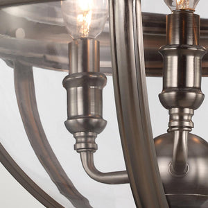 Feiss Chandelier from the Adams range. Adams 3 Light Pendant Chandelier Product Code = FE-ADAMS-3P-ANL