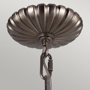Feiss Chandelier from the Adams range. Adams 3 Light Pendant Chandelier Product Code = FE-ADAMS-3P-ANL