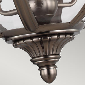 Feiss Chandelier from the Adams range. Adams 3 Light Pendant Chandelier Product Code = FE-ADAMS-3P-ANL