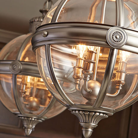 Feiss Chandelier from the Adams range. Adams 3 Light Pendant Chandelier Product Code = FE-ADAMS-3P-ANL