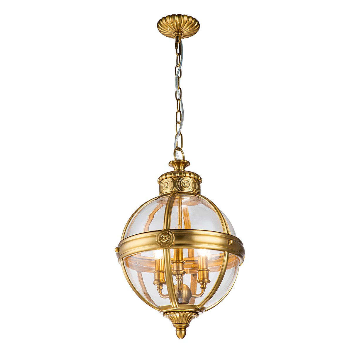 Feiss Chandelier from the Adams range. Adams 3 Light Pendant Chandelier Product Code = FE-ADAMS-3P-BB