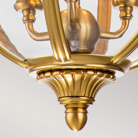 Feiss Chandelier from the Adams range. Adams 3 Light Pendant Chandelier Product Code = FE-ADAMS-3P-BB