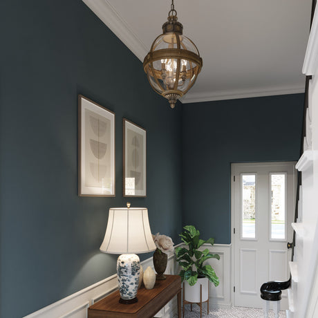 Feiss Chandelier from the Adams range. Adams 3 Light Pendant Chandelier Product Code = FE-ADAMS-3P-BRZ