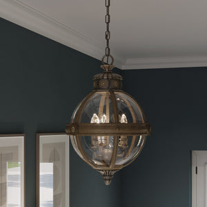 Feiss Chandelier from the Adams range. Adams 3 Light Pendant Chandelier Product Code = FE-ADAMS-3P-BRZ