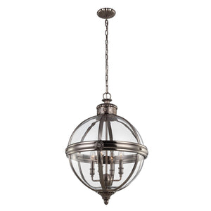 Feiss Chandelier from the Adams range. Adams 4 Light Pendant Chandelier Product Code = FE-ADAMS-4P-ANL