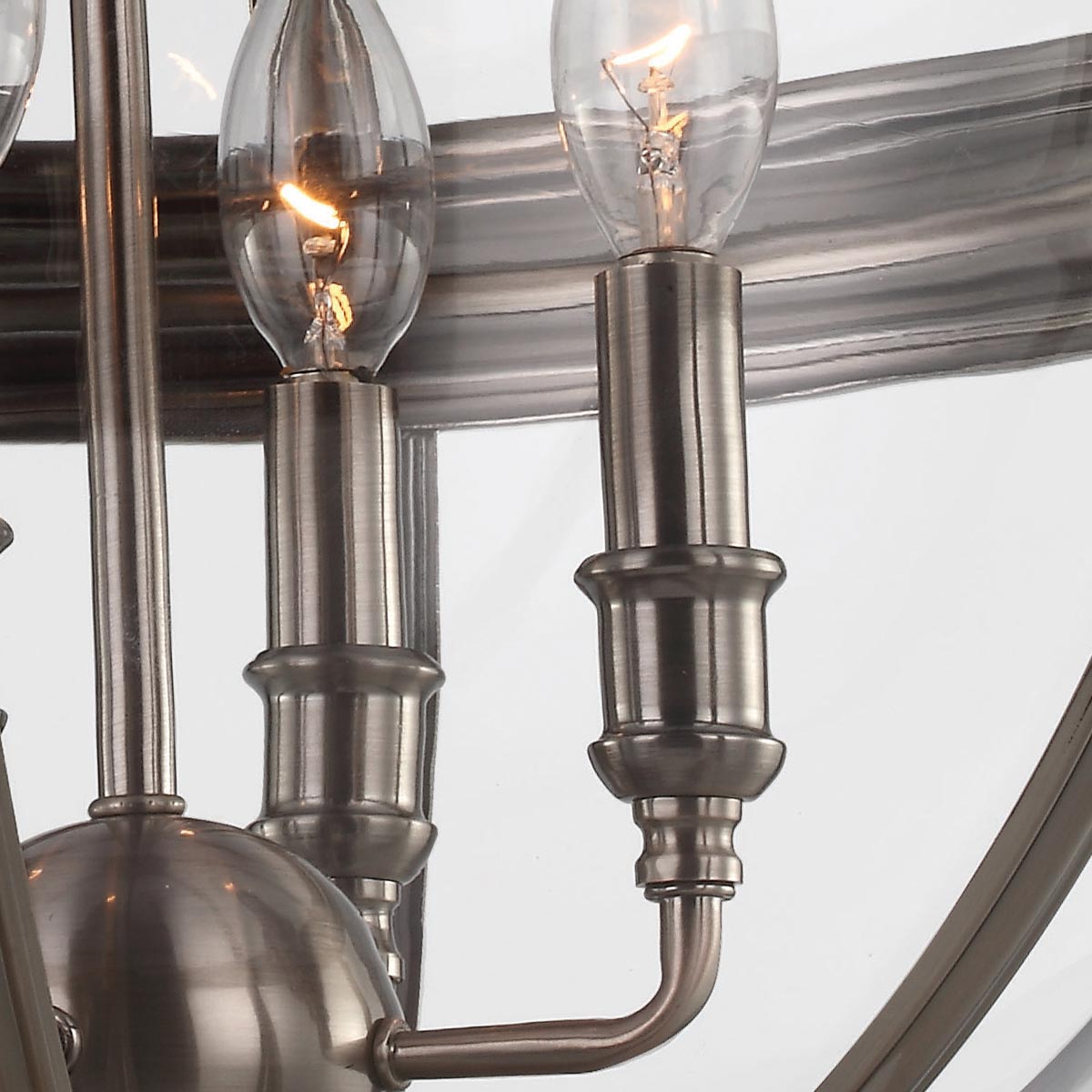 Feiss Chandelier from the Adams range. Adams 4 Light Pendant Chandelier Product Code = FE-ADAMS-4P-ANL