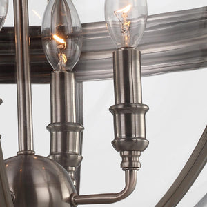Feiss Chandelier from the Adams range. Adams 4 Light Pendant Chandelier Product Code = FE-ADAMS-4P-ANL