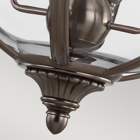 Feiss Chandelier from the Adams range. Adams 4 Light Pendant Chandelier Product Code = FE-ADAMS-4P-ANL