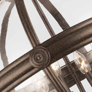 Feiss Chandelier from the Adams range. Adams 4 Light Pendant Chandelier Product Code = FE-ADAMS-4P-BRZ