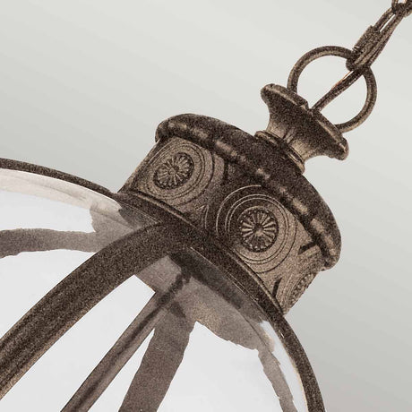 Feiss Chandelier from the Adams range. Adams 4 Light Pendant Chandelier Product Code = FE-ADAMS-4P-BRZ