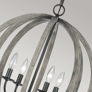 Feiss Pendant from the Allier range. Allier 4 Light Pendant Product Code = FE-ALLIER-4P-WW