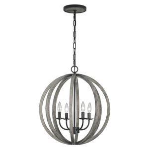 Feiss Pendant from the Allier range. Allier 4 Light Pendant Product Code = FE-ALLIER-4P-WW