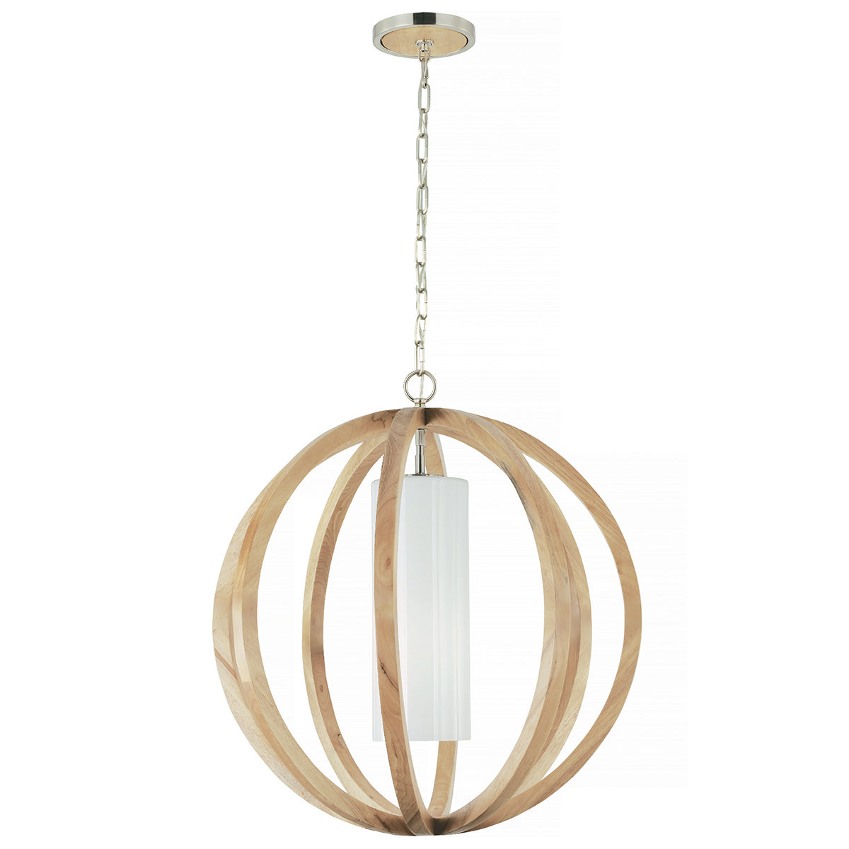 Feiss Pendant from the Allier range. Allier 1 Light Large Pendant Product Code = FE-ALLIER-P-L-LW