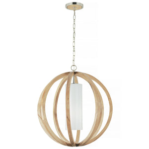 Feiss Pendant from the Allier range. Allier 1 Light Large Pendant Product Code = FE-ALLIER-P-L-LW