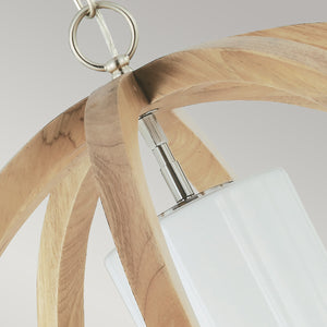 Feiss Pendant from the Allier range. Allier 1 Light Large Pendant Product Code = FE-ALLIER-P-L-LW