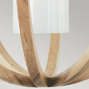 Feiss Pendant from the Allier range. Allier 1 Light Large Pendant Product Code = FE-ALLIER-P-L-LW