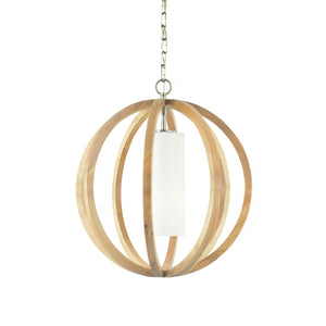 Feiss Pendant from the Allier range. Allier 1 Light Small Pendant Product Code = FE-ALLIER-P-S-LW