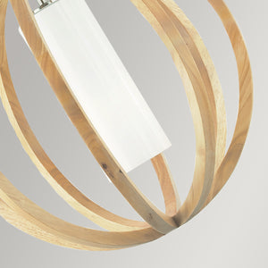 Feiss Pendant from the Allier range. Allier 1 Light Small Pendant Product Code = FE-ALLIER-P-S-LW
