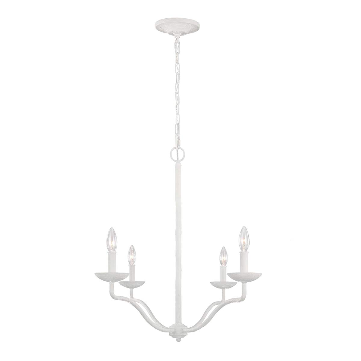 Feiss Chandelier from the Annie range. Annie 4 Light Chandelier Product Code = FE-ANNIE4-PSW