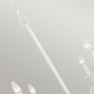 Feiss Chandelier from the Annie range. Annie 4 Light Chandelier Product Code = FE-ANNIE4-PSW
