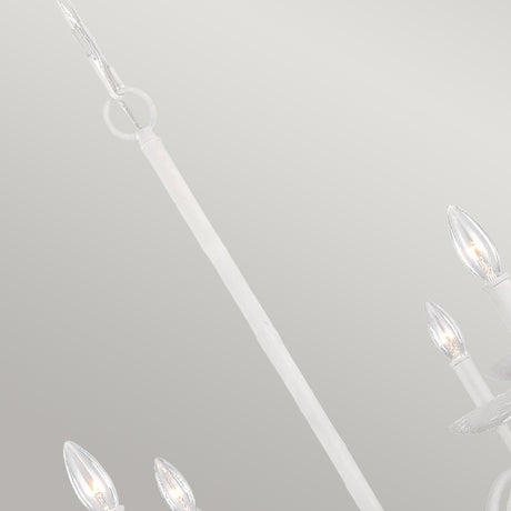 Feiss Chandelier from the Annie range. Annie 4 Light Chandelier Product Code = FE-ANNIE4-PSW