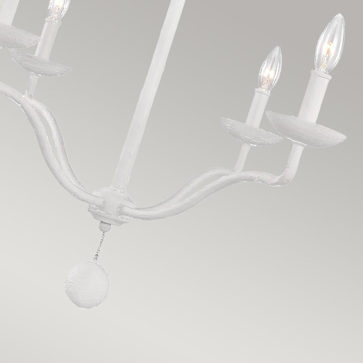 Feiss Chandelier from the Annie range. Annie 4 Light Chandelier Product Code = FE-ANNIE4-PSW