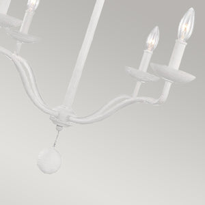 Feiss Chandelier from the Annie range. Annie 4 Light Chandelier Product Code = FE-ANNIE4-PSW