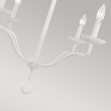 Feiss Chandelier from the Annie range. Annie 4 Light Chandelier Product Code = FE-ANNIE4-PSW