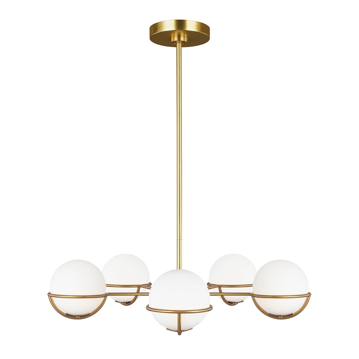 Feiss Chandelier from the Apollo range. Apollo 5 Light Chandelier Product Code = FE-APOLLO5-BB