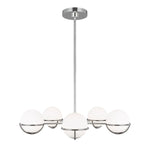 Feiss Chandelier from the Apollo range. Apollo 5 Light Chandelier – SKU FE-APOLLO5-PN