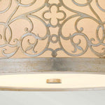 Feiss Ceiling Flush from the Arabesque range. Arabesque 2 Light Flush Light Product Code = FE-ARABESQUE-F