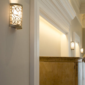 Feiss Wall Light from the Arabesque range. Arabesque 1 Light Wall Light Product Code = FE-ARABESQUE1