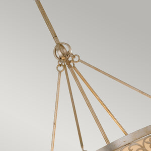 Feiss Pendant from the Arabesque range. Arabesque 4 Light Chandelier  Product Code = FE-ARABESQUE4