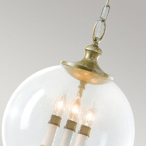 Feiss Pendant from the Argento range. Argento 3 Light Pendant Light Product Code = FE-ARGENTO-P