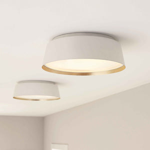 Feiss Asher 3 Light Flush Light FE-ASHER-3F-WHT
