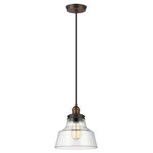 Feiss Pendant from the Baskin range. Baskin 1 Light Pendant Product Code = FE-BASKIN-P-A-BR