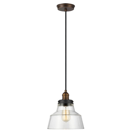 Feiss Pendant from the Baskin range. Baskin 1 Light Pendant Product Code = FE-BASKIN-P-A-BR