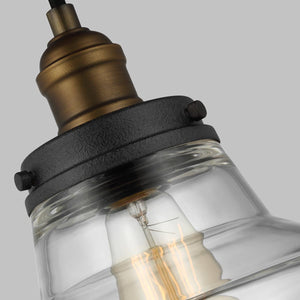Feiss Pendant from the Baskin range. Baskin 1 Light Pendant Product Code = FE-BASKIN-P-A-BR