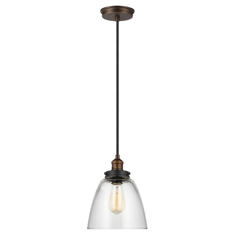 Feiss Pendant from the Baskin range. Baskin 1 Light Pendant Product Code = FE-BASKIN-P-B-BR