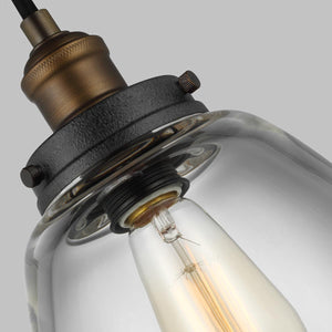 Feiss Pendant from the Baskin range. Baskin 1 Light Pendant Product Code = FE-BASKIN-P-B-BR