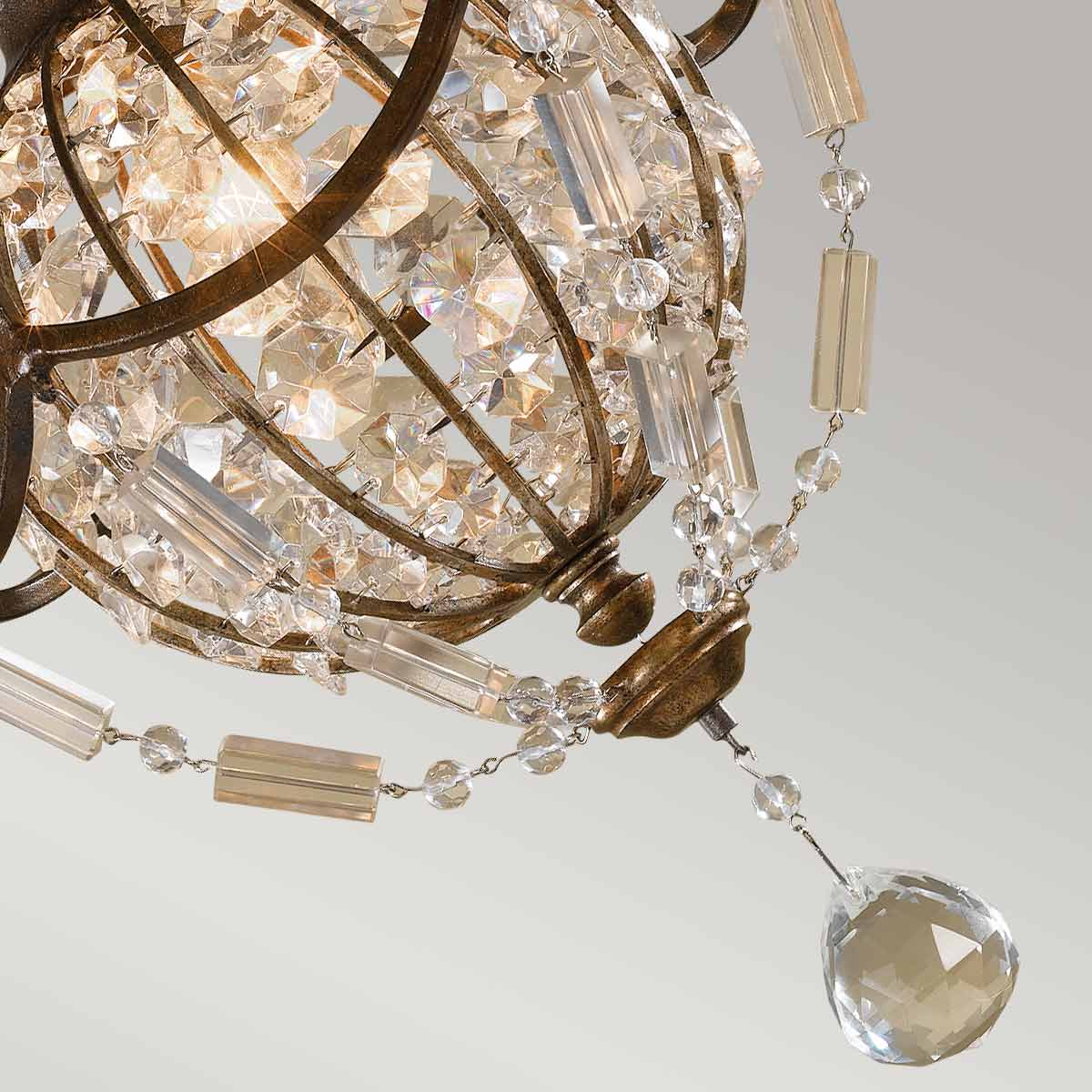 Feiss Pendant from the Bellini range. Bellini 1 Light Pendant Light Product Code = FE-BELLINI-P