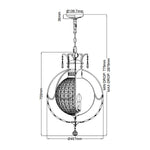 Feiss Chandelier from the Bellini range. Bellini 3 Light Chandelier – SKU FE-BELLINI3