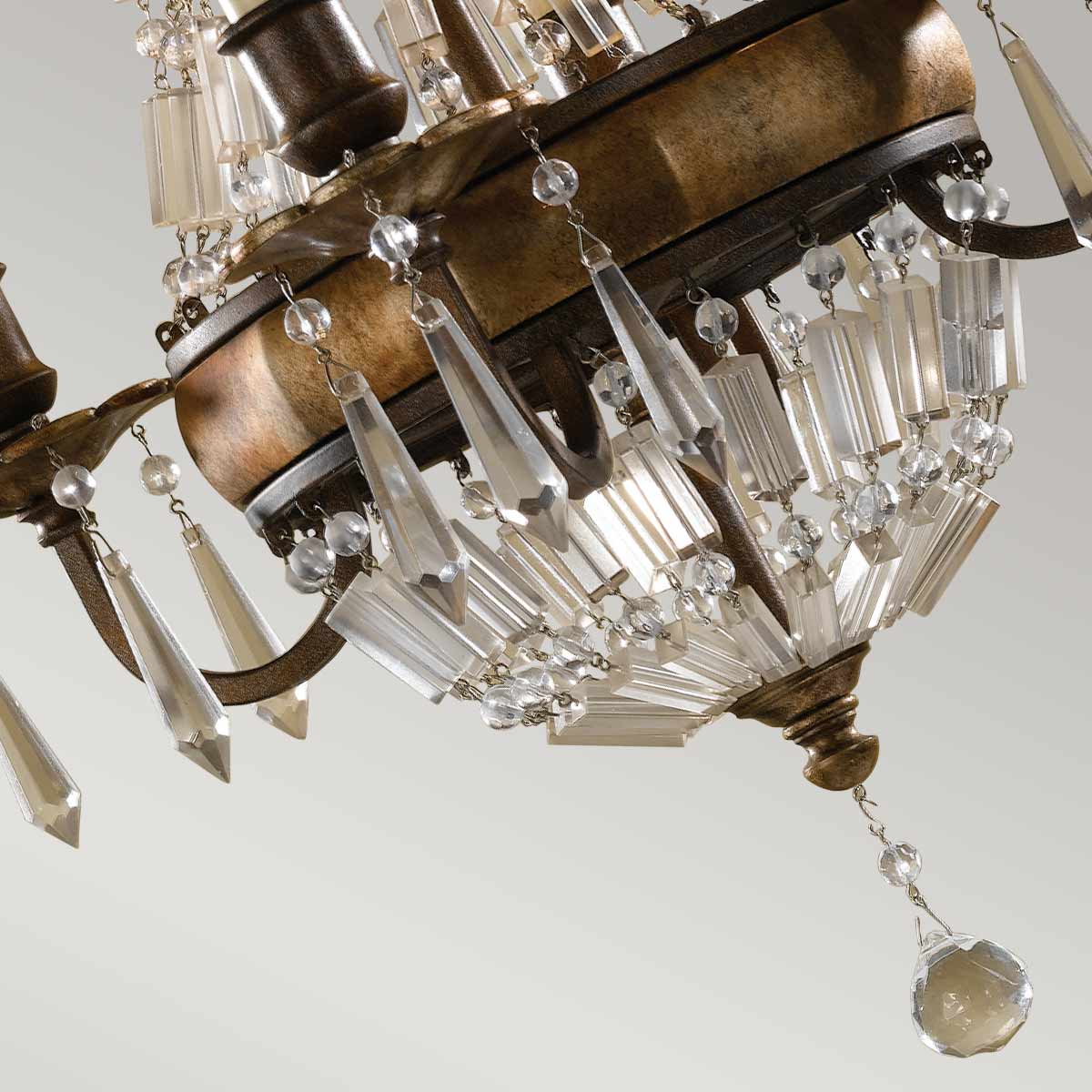 Feiss Chandelier from the Bellini range. Bellini 4 Light Chandelier Product Code = FE-BELLINI4