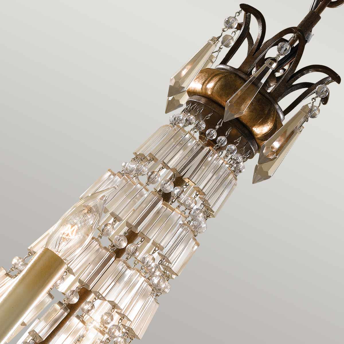 Feiss Chandelier from the Bellini range. Bellini 4 Light Chandelier Product Code = FE-BELLINI4