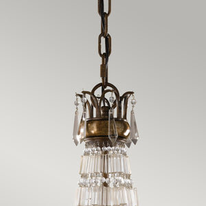 Feiss Chandelier from the Bellini range. Bellini 6 Light Chandelier Product Code = FE-BELLINI6