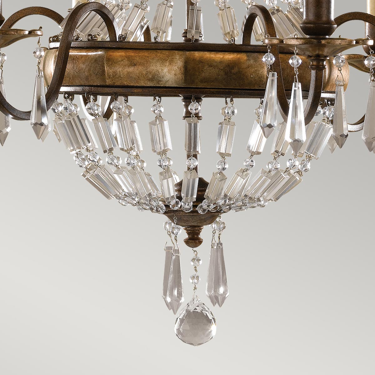 Feiss Chandelier from the Bellini range. Bellini 6 Light Chandelier Product Code = FE-BELLINI6