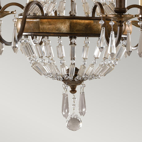 Feiss Chandelier from the Bellini range. Bellini 6 Light Chandelier Product Code = FE-BELLINI6