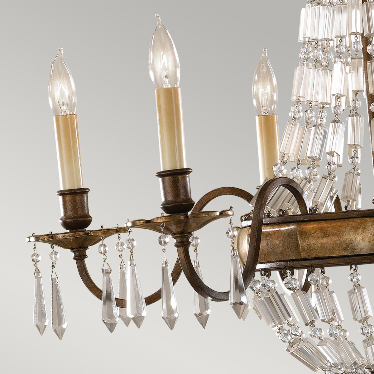 Feiss Chandelier from the Bellini range. Bellini 6 Light Chandelier Product Code = FE-BELLINI6