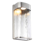 Feiss Outdoor Wall Light from the Bennie range. Bennie 1 Light Large LED Wall Light - Painted Brushed Steel Product Code = FE-BENNIE-L-PBS